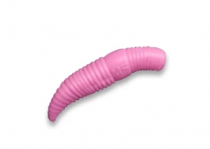 фото - Приманка CRAZY FISH MF Baby Worm 1.2 White Pink 