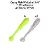 Приманка CRAZY FISH Whitebait 20mm 6/49 