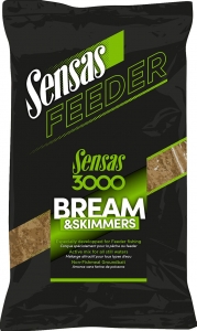 фото - Прикормка Sensas 3000 Feeder BREAM &amp; SKIMMERS 1кг