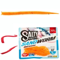 Черви Съедобные Искусственные Lj Salty Sensation Sandworm 4.0In (10.16)/f29 15Шт.