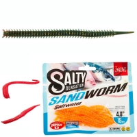 Черви Съедоб. Искусст. Lj  Salt Water Sandworm 4.0In (10.16)/f41 15Шт.