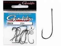 Крючки Gamakatsu F31 NEW LABEL HOOKS BLACK разм. 12 13шт.