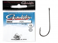 Крючки Gamakatsu F31 NEW LABEL HOOKS BLACK разм. 18 13шт.