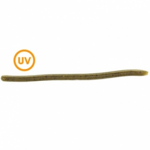 фото - Черви Reins Swamp Worm Mini 3.8, в уп. 18 шт. #802 UV Green Pumpkin