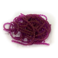 Мягкая приманка "CF" Nano worm мотыль фиолетовый