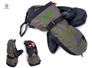 фото - Варежки Norfin COMFORT ZIP GREEN р.L
