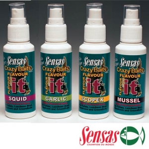 фото - Спрей Sensas Crazy Bait Flavourit Sprays Scopex 0.075Л