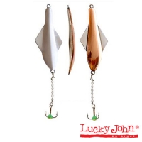 Блесна Вертикальная Зимняя Lucky John Glider С Цеп. И Тр. 10,0Г Cs Блистер