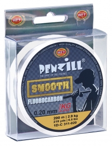 фото - Леска монофильная WFT Penzill FLUOROCARBON Smooth 200/020
