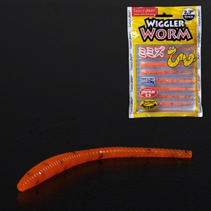 фото - Слаги Съедобные Искусственные Lj Pro Series Wiggler Worm 05.84/036 9Шт.