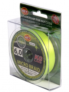 фото - Леска плетёная WFT KG MICRO BRAID Chartreuse150/0100