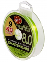 Леска плетёная WFT KG x8 Chartreuse150/008