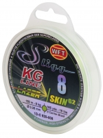 Леска плетёная WFT KG SLIGG LAZER SKIN G2 x8 Chartreuse150/008