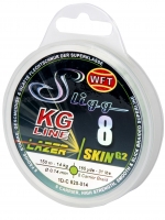 Леска плетёная WFT KG SLIGG LAZER SKIN G2 x8 Chartreuse150/014