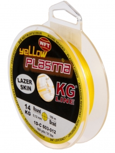 фото - Леска плетёная WFT KG PLASMA Yellow 150/012