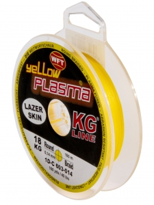 фото - Леска плетёная WFT KG PLASMA Yellow 150/014