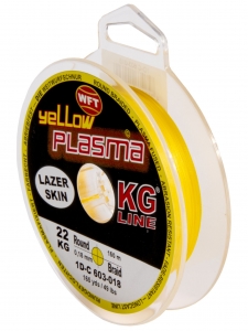 фото - Леска плетёная WFT KG PLASMA Yellow 150/018