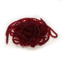 Мягкая приманка "CF" Nano worm мотыль красный с блестками