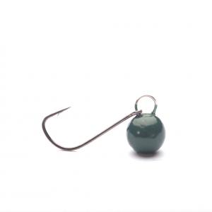 фото - Одноухая мормышка Nano Jig-Rig 0.5гр Крючок №12 Зеленая 3шт 