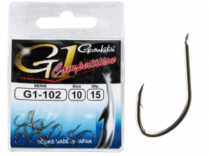 фото - Крючки Gamakatsu G-1 COMPETITION 102 HOOKS разм. 14 15шт.