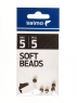 Бусины мягкие Salmo SOFT BEADS 5мм 5шт.