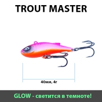 Раттлин Trout Master, 40мм, 4гр, цвет 034 (GLOW)
