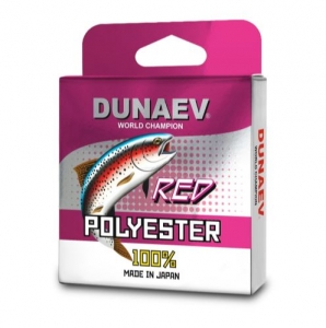 фото - Леска DUNAEV POLYESTER RED 100м 0,128мм