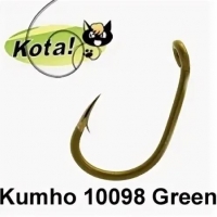 Крючок Карповый Kota Kumho 10098 Green 10шт размер 2