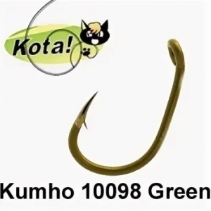 фото - Крючок Карповый Kota Kumho 10098 Green 10шт размер 2