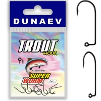 Крючки Dunaev Trout Super Worm Размер 8, 5шт