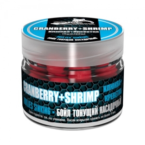 фото - Бойлы Тонущие Sonik Baits Cranberry-Shrimp 14Мм 90Мл