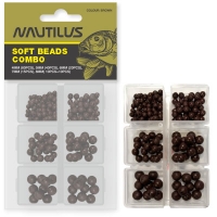 Набор буферных бусин Nautilus Soft Beads combo 4-8мм
