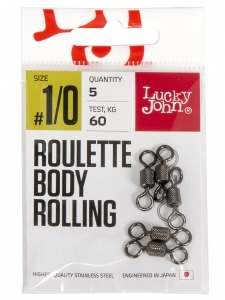фото - Вертлюги LJ Pro Series ROULETTE BODY ROLLING 000 5шт.
