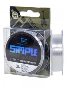 Леска моно. FC Simple HARD POWER MONO Clear 050/014 – рыболовный интернет магазин фото - Леска моно. FC Simple HARD POWER MONO Clear 050/014