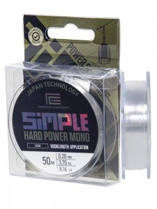 фото - Леска моно. FC Simple HARD POWER MONO Clear 050/020