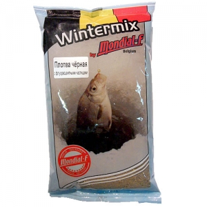 фото - Прикормка Зимняя Сухая Mondial-F Wintermix Roach Black Fluo 1Кг