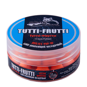 фото - Бойлы Насадочные Плавающие Sonik Baits Tutti Frutti Fluo Pop-Ups 10 Мм 50Мл (Тутти-Фрутти)