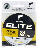 Леска плетёная Salmo Elite х4 BRAID Fluo Yellow 125/014