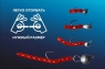 Мягкая приманка "CF" Nano worm мотыль фиолетовый