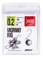 Мормышки одноухие свинцовые LJ Mormo Rig 0.2g, 8шт.