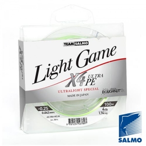фото - Леска Плетеная Team Salmo Light Game Fine Green X4 100/0042