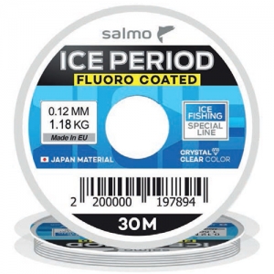 фото - Леска Монофильная Зимняя Salmo Ice Period Fluoro Coated 030/012