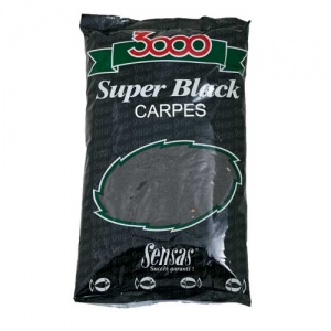 фото - Прикормка Sensas 3000 Super Black Carp 1Кг