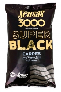 фото - Прикормка Sensas 3000 Super BLACK Carp 1кг