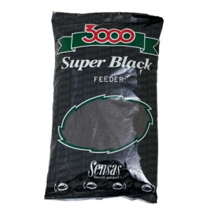 фото - Прикормка Sensas 3000 Super Black Feeder 1Кг