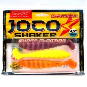 фото - Виброхвосты Съедобные Lj Pro Series Joco Shaker 4.5In(11.43)/mix 3Шт.