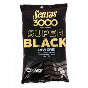 фото - Прикормка Sensas 3000 Super Black Riviere 1Кг