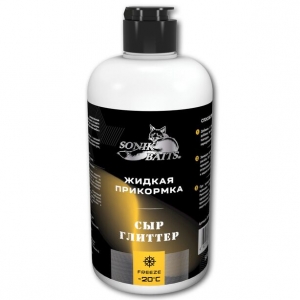 фото - Прикормка жидкая Sonik Baits 0.5л СЫР Глиттер желтый