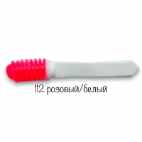 Слаги съедобные Soorex Spear 75мм Розовый/Белый
