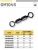 Вертлюги двойные COLMIC SWIVELS DOUBLE H.S №20 14кг 12шт